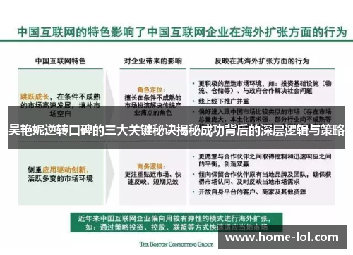 吴艳妮逆转口碑的三大关键秘诀揭秘成功背后的深层逻辑与策略