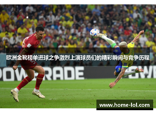欧洲金靴榜单进球之争激烈上演球员们的精彩瞬间与竞争历程