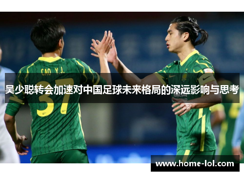 吴少聪转会加速对中国足球未来格局的深远影响与思考